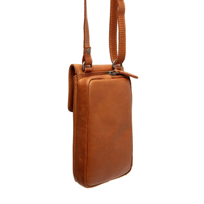 The Chesterfield Brand Langley Telephone Bag cognac