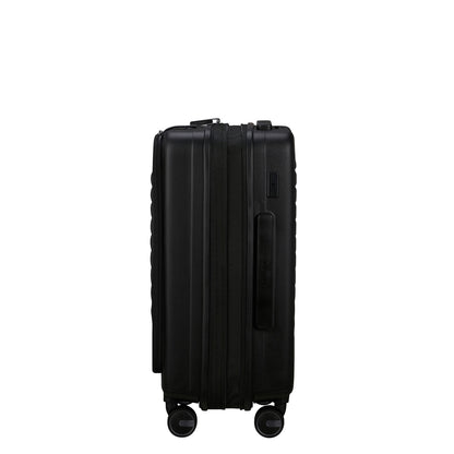 Samsonite Restackd Spinner 55 EXP Easy Access schwarzes Hartschalenetui