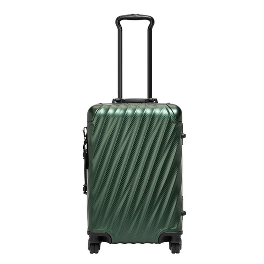 Tumi 19 Degree Aluminium International Carry-On Hartschalenkoffer mit Struktur in Waldgrün