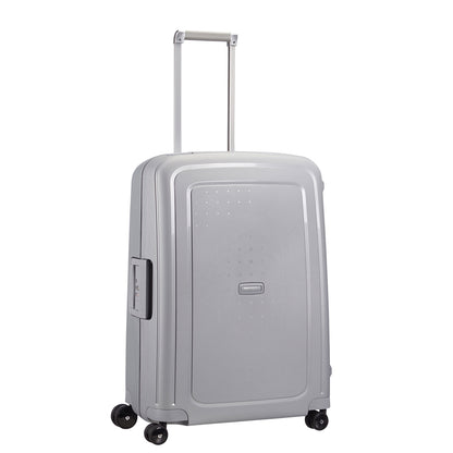 Samsonite S'Cure Spinner 69 silbernes Hartschalenetui