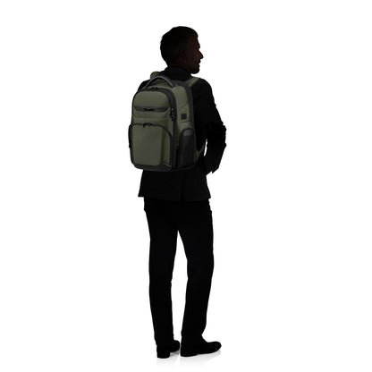 Samsonite Pro-DLX 6 Rucksack 3V 15,6'' EXP grüner Rucksack
