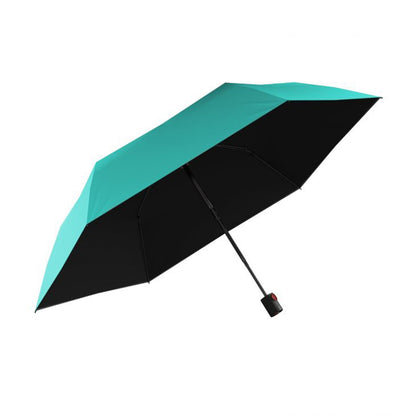 Knirps U.200 Ultra Light Duomatic Paraplu UV Protection turquoise with black coating