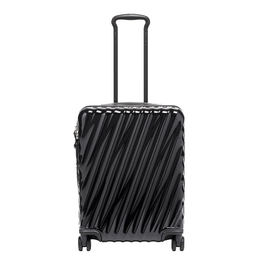 Tumi 19 Degree Continental erweiterbarer 4-Rad-Trolley, schwarzer Hartschalenkoffer