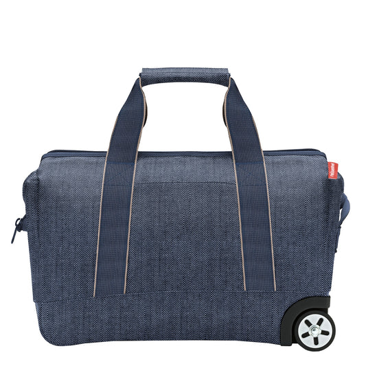 Reisenthel Traveling Allrounder Trolley Herringbone dunkelblau Handgepäck Koffer Trolley