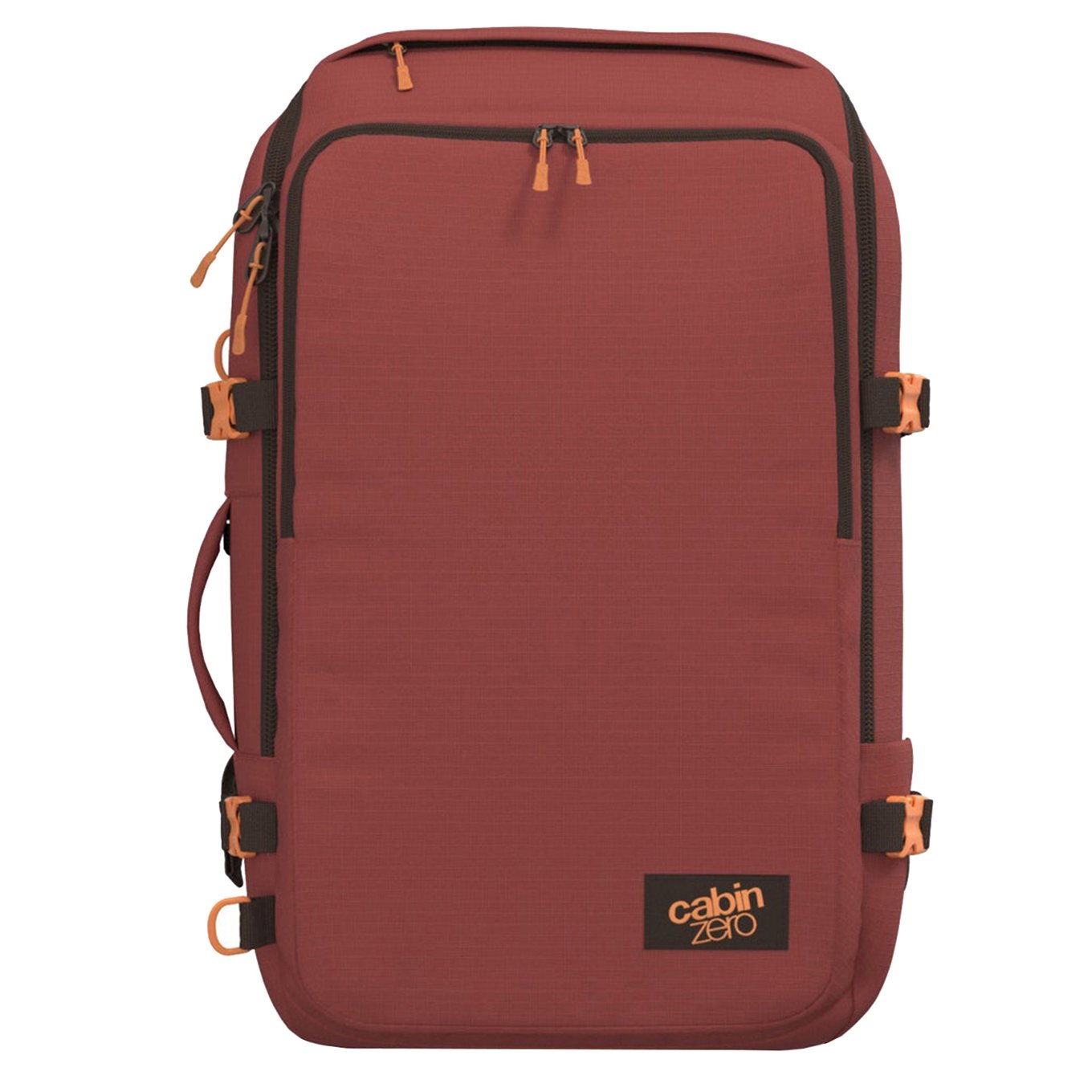CabinZero Adventure Pro 42L Cabin Backpack sangria red backpack