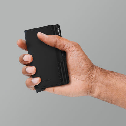 Secrid Twinwallet Wallet Mattschwarze Damenbrieftasche
