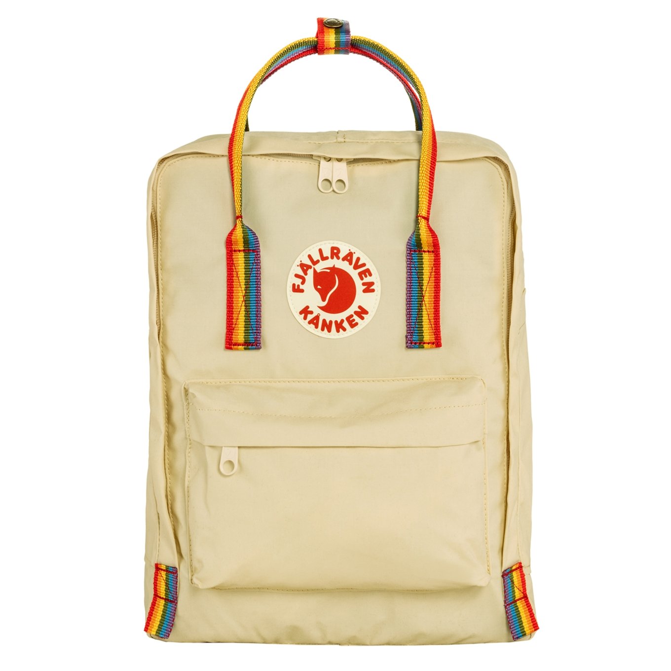 Fjallraven Kanken Rainbow light oak-rainbow pattern