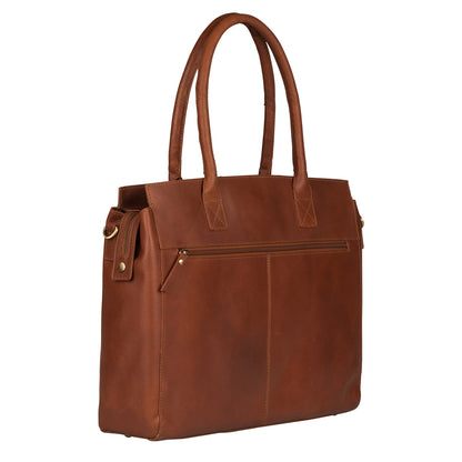 Burkely Vintage Doris Laptop Bag 15.6" cognac
