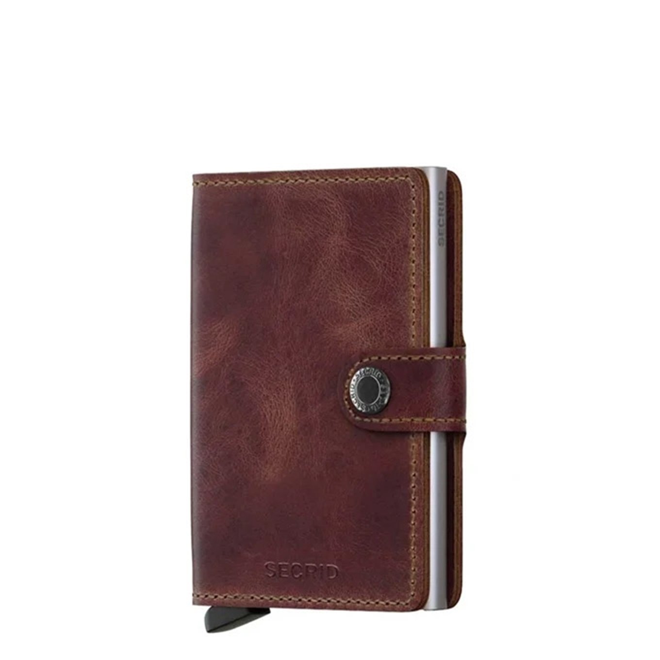 Secrid Miniwallet Portemonnee brown Vintage leather