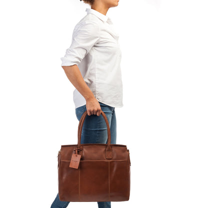 Burkely Vintage Doris Laptop Bag 15.6" cognac