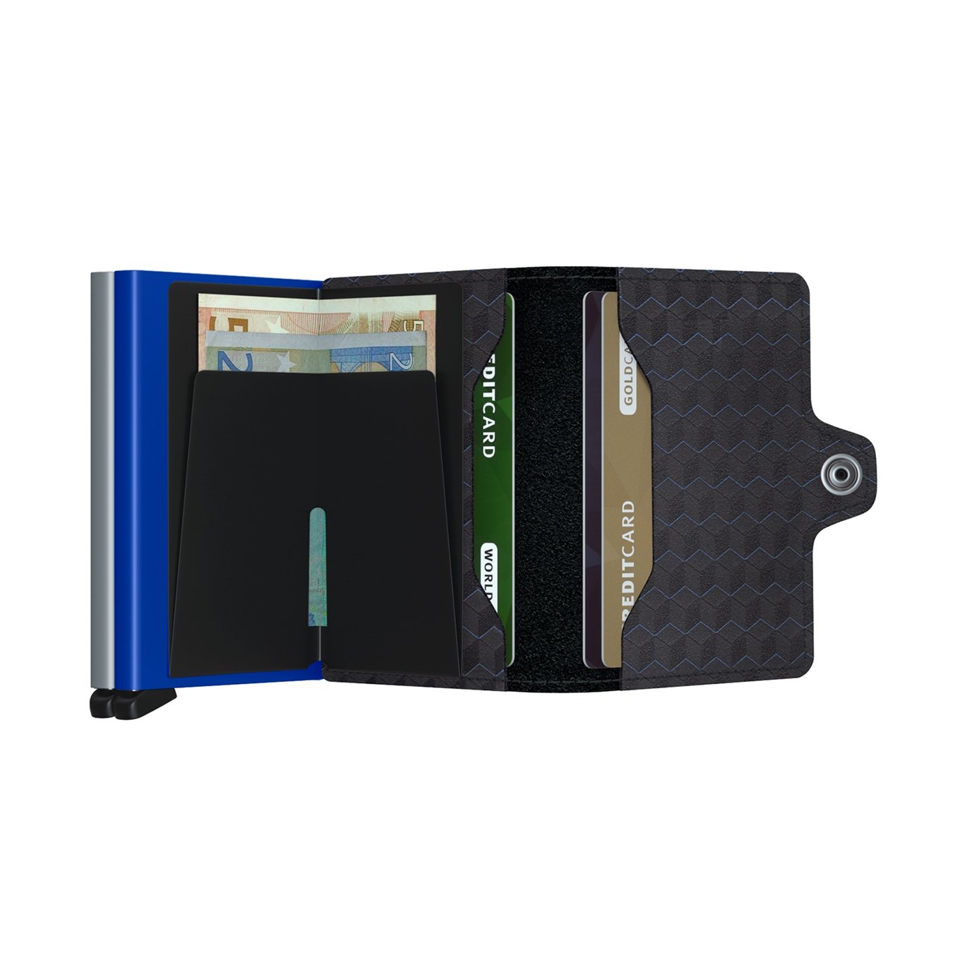 Secrid Twinwallet Wallet Optical Black &amp; Titan Damenbrieftasche