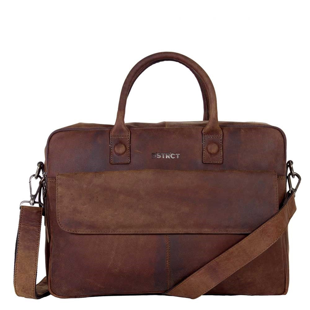 DSTRCT Wall Street Workingbag 17" brown