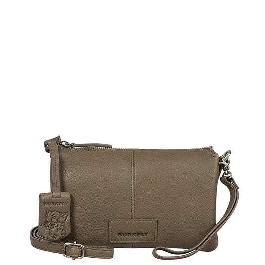 Burkely Soft Skylar Triple Pocket Zip taupe Women's bag