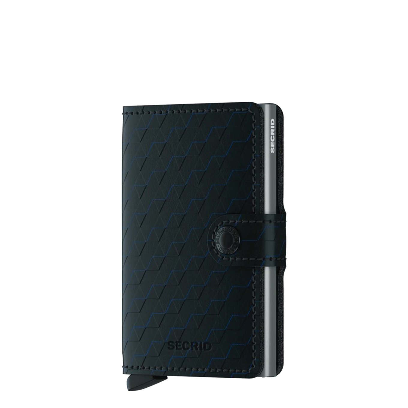 Secrid Miniwallet Wallet Optical Schwarz &amp; Titan Damenbrieftasche