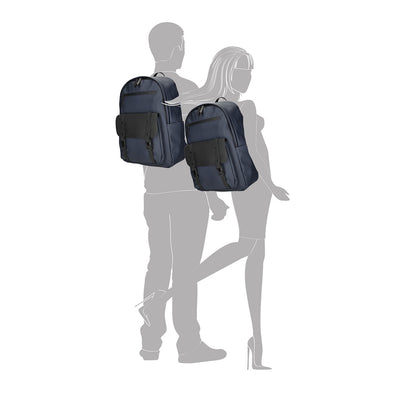 Enrico Benetti Glasgow Laptop Rucksack 15" Marineblauer Rucksack