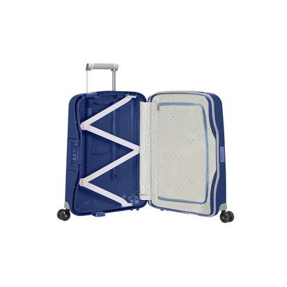 Samsonite S'Cure Spinner 55 dunkelblaues Hartschalenetui