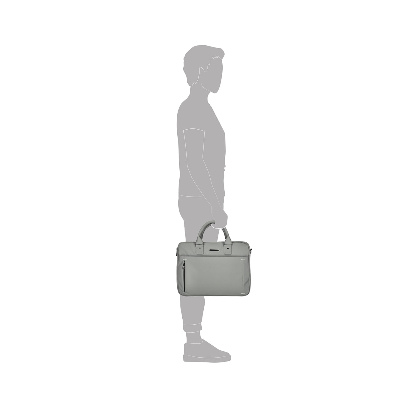 Enrico Benetti Northern Laptop Bag 15" grey