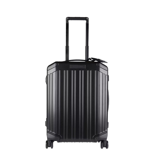 Piquadro Alu Slim 4 Wheel Cabin Trolley black