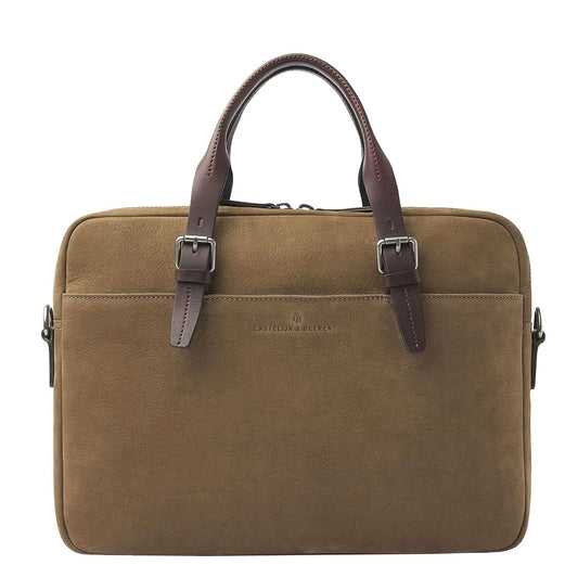Castelijn &amp; Beerens Veneto Nubuk Laptoptasche 15,6" 53-9473 Taupe