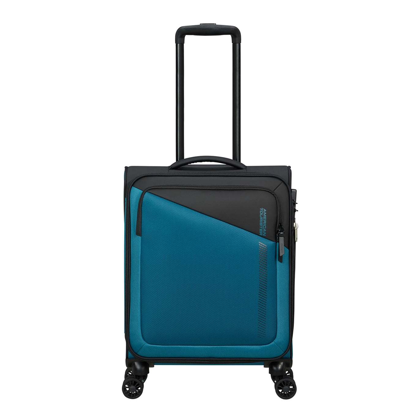 American Tourister Daring Dash Spinner S EXP black/blue Soft suitcase