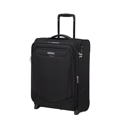 American Tourister Summerride Upright S Exp schwarzer Weichkoffer