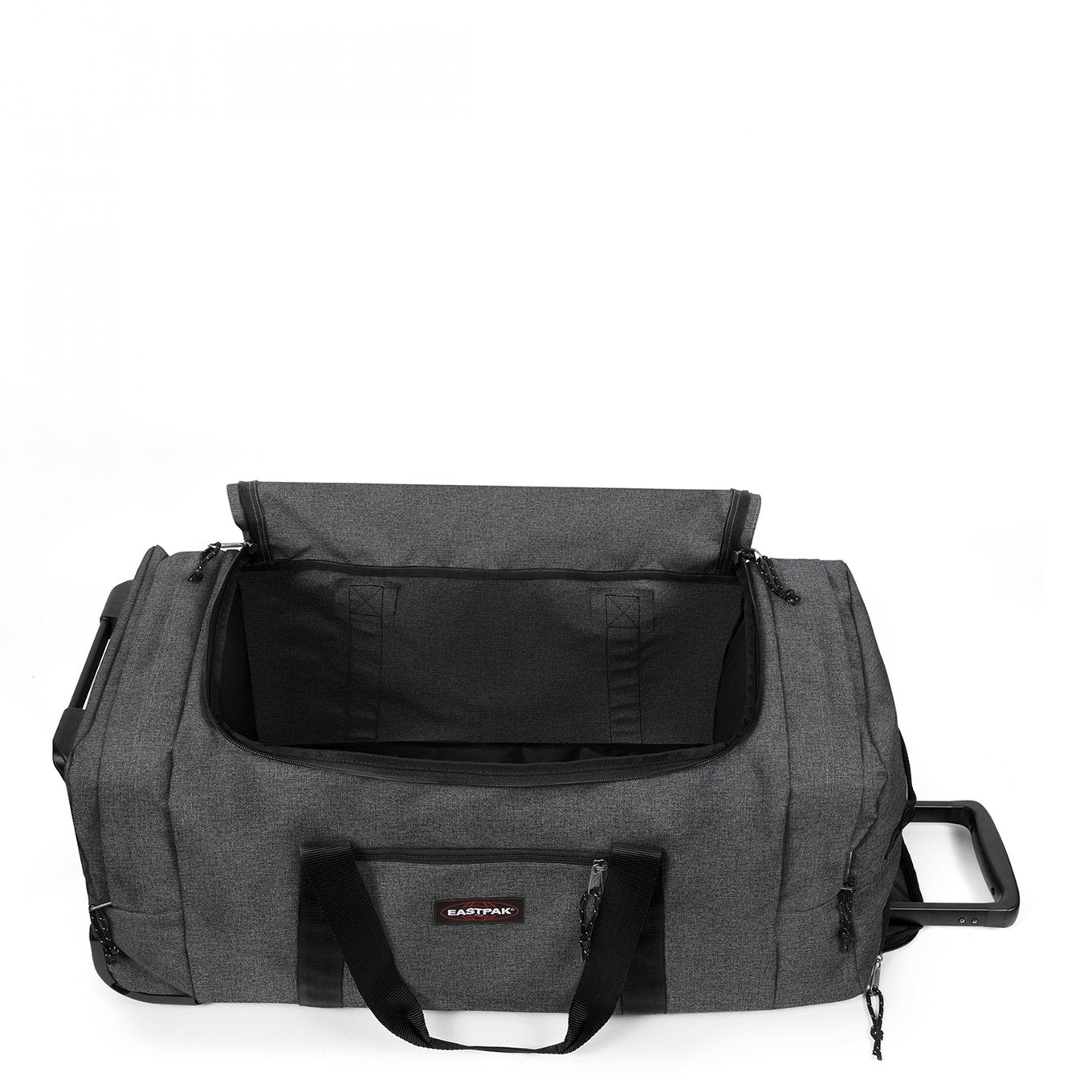 Eastpak Leatherface M + schwarzer Denim Weicher Koffer