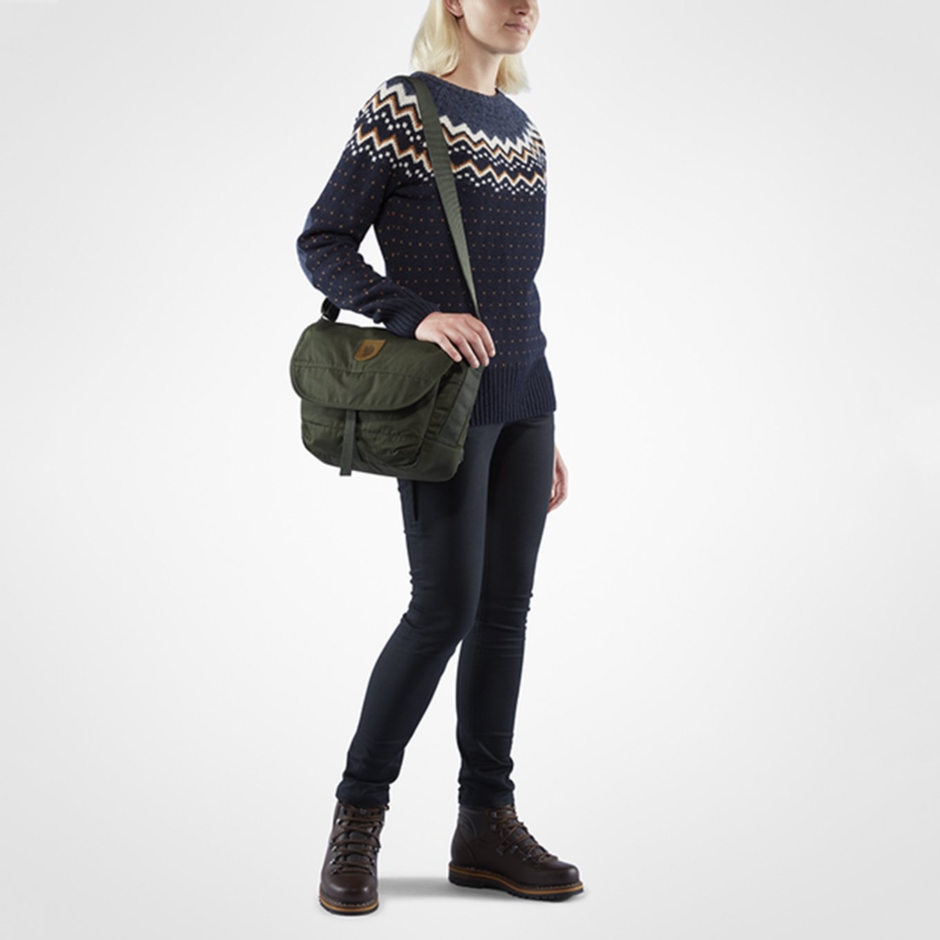 Fjallraven Greenland Umhängetasche Kleiner tiefer Wald