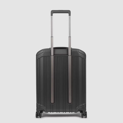 Piquadro PQ-Light Cabin Trolley 55 mattschwarz Hartschalenkoffer