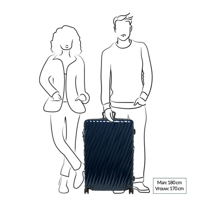 TUMI 19 Degree Extended Trip Expandable 4 Wheel Trolley navy