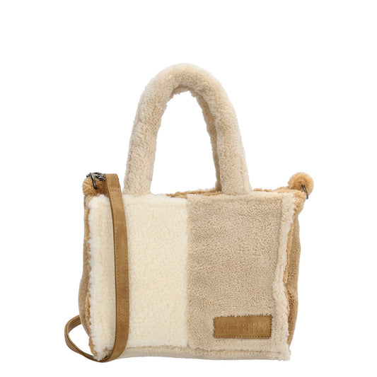 Zebra Trends Teddy Denise Handtasche creme Damentasche