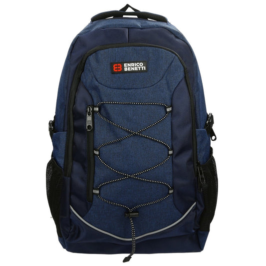 Enrico Benetti Yellow Stone 15'' Laptop Rugzak blauw