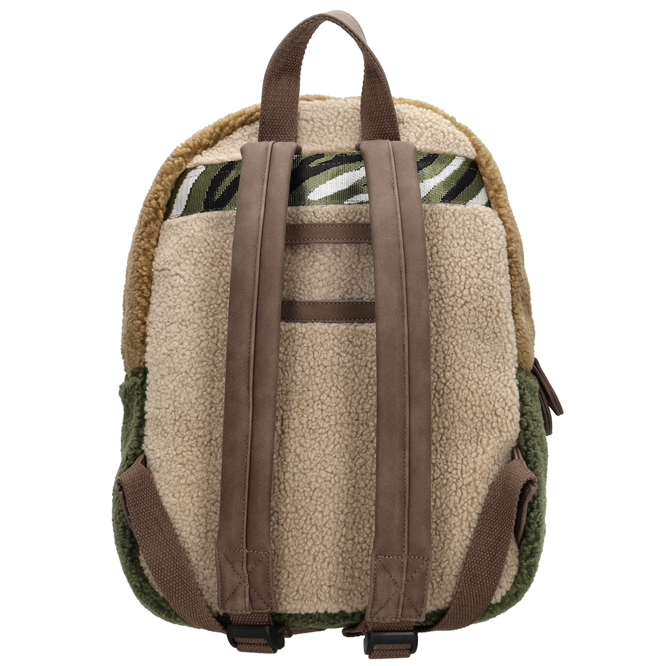 Zebra Trends Teddy Denise Backpack olive green