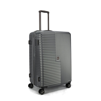 Decent Tourister Large Trolley 76 grauer Hartschalenkoffer