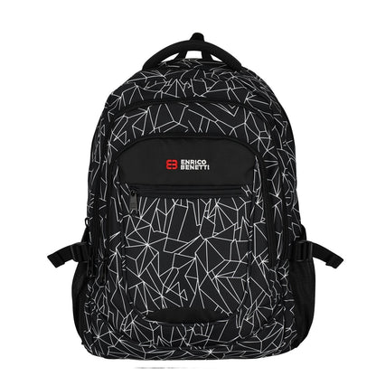 Enrico Benetti Santa Cruz 17,3" Laptop-Rucksack schwarz-weißer Laptop-Rucksack