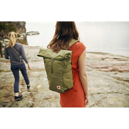 Fjallraven High Coast Foldsack 24 schwarzer Rucksack