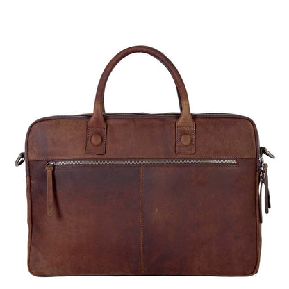 DSTRCT Wall Street Arbeitstasche 17" braun