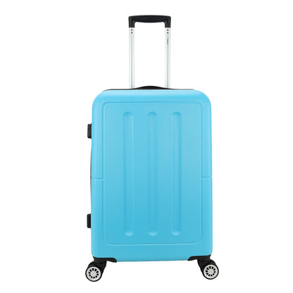 Dezenter Neon-Fix Trolley 66 blauer Hartschalenkoffer