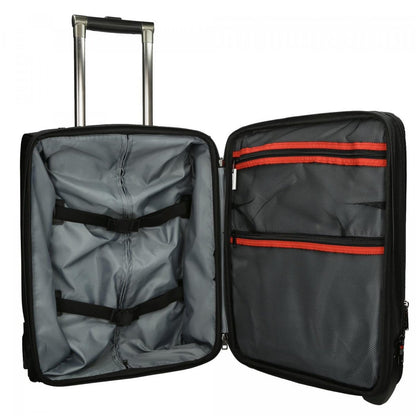 Enrico Benetti Cornell 40L Laptop Trolley 17'' schwarz Weicher Koffer