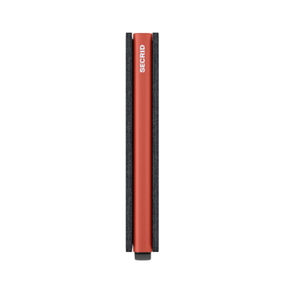 Secrid Slimwallet Wallet Mattes Nachtblau &amp; Orange Damenbrieftasche