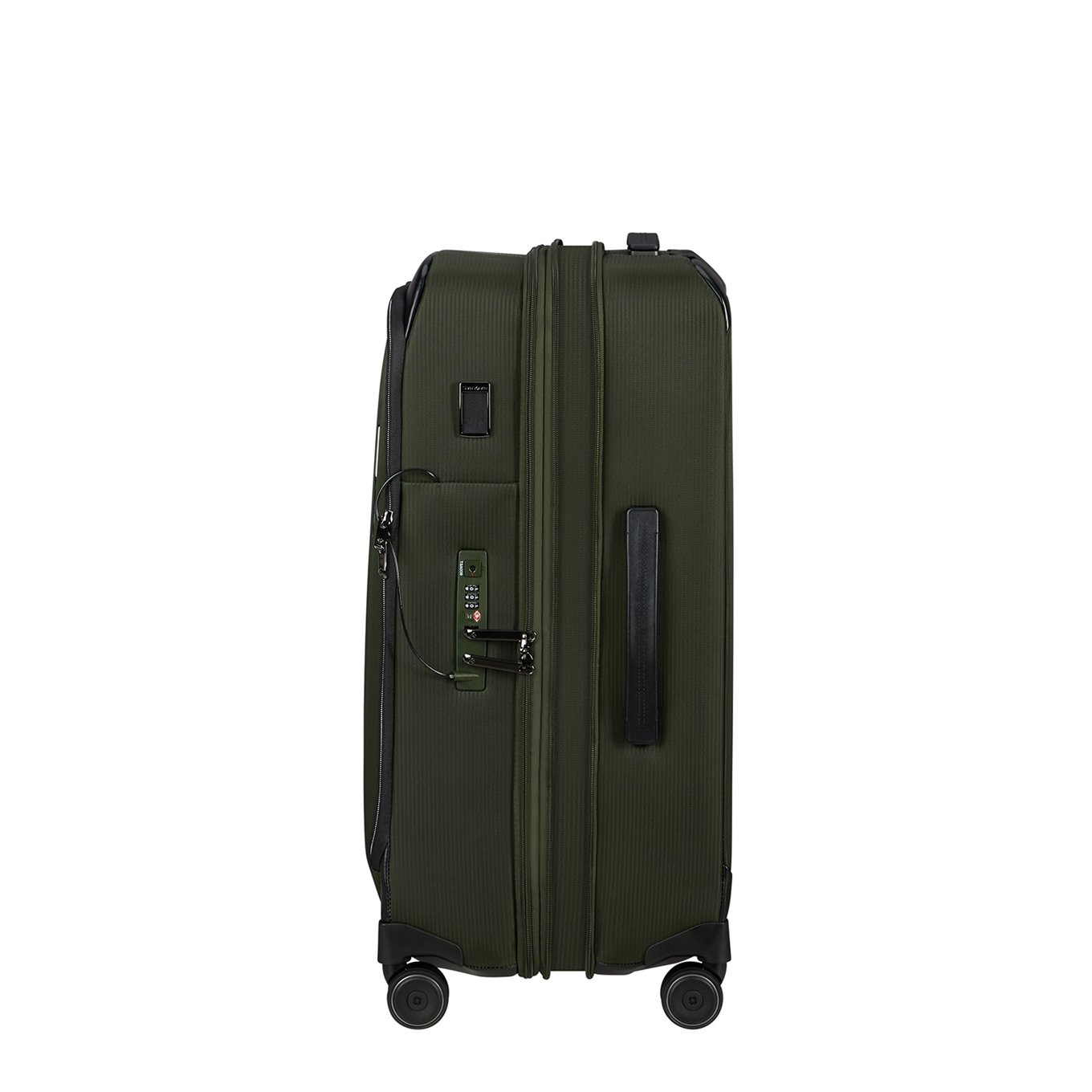 Samsonite Splendix Spinner 67 DF EXP grün/schwarz Softcase