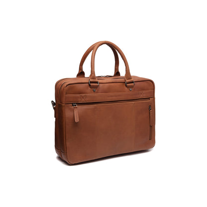 The Chesterfield Brand Boston Laptoptas cognac