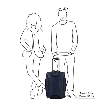 Samsonite Ecodiver Duffle/Wheels 55 blue nights