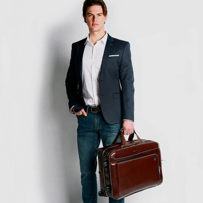 Piquadro Blue Square Cabin Trolley brown