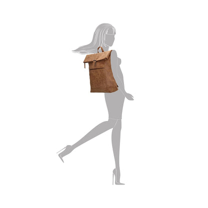 Enrico Benetti Noumea 15'' Laptop-Rucksack Cognac-Rucksack