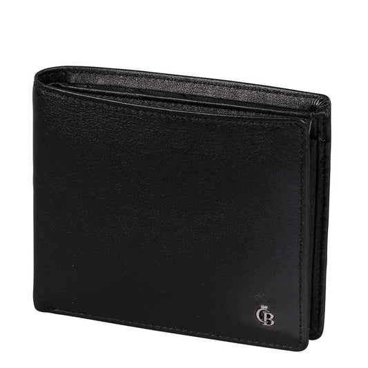Castelijn &amp; Beerens Vita Billfold 7 Kreditkarten schwarze Herrenbrieftasche