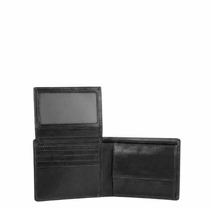 Castelijn &amp; Beerens Gaucho Billfold 9 Kreditkarten schwarze Herrenbrieftasche