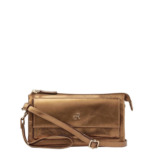dR Amsterdam Metallics Shoulderbag - Clutch I gold Women's bag