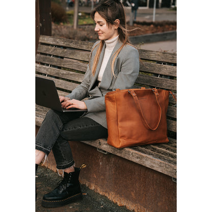 The Chesterfield Brand Berlin Shopper Large cognac
