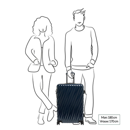 TUMI 19 Degree Short Trip Expandable 4 Wheeled Packing Case navy
