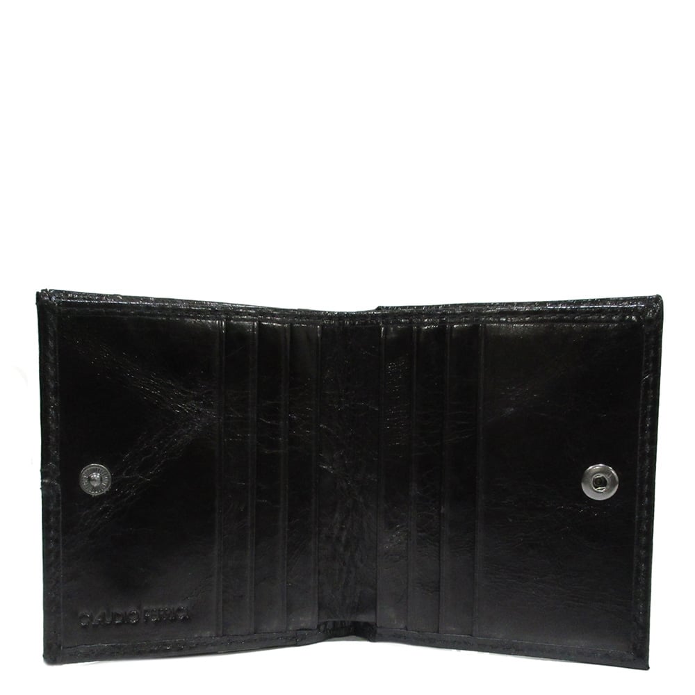 Claudio Ferrici Pelle Vecchia Wallet black3 Women's wallet